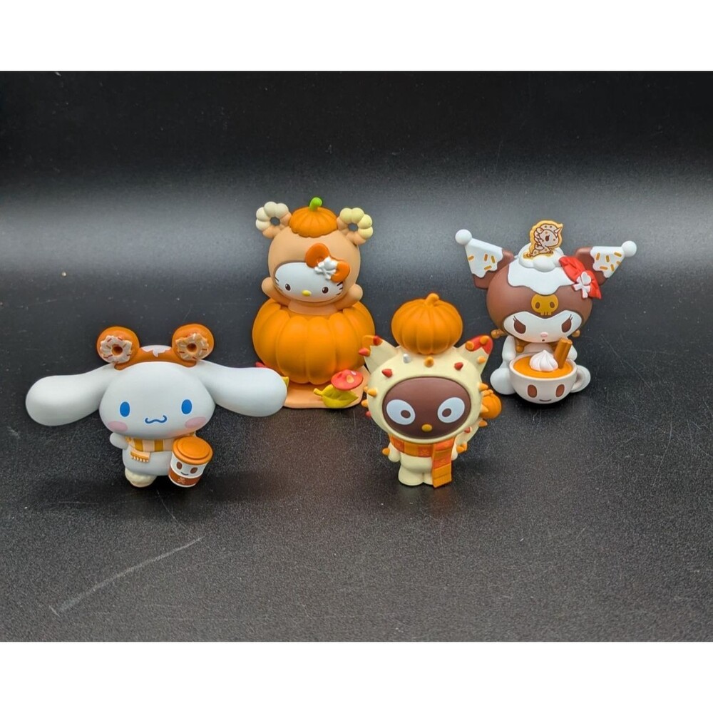 Tokidoki Hello Kitty Pumpkin Spice Hello Kitty Kuromi Cinnamoroll Chococat Lot